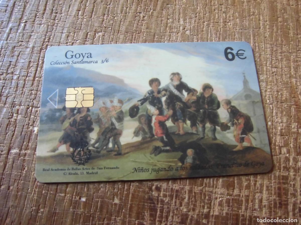 Tarjetas telef&oacute;nicas de colecci&oacute;n: TARJETA TELEF&Oacute;NICA GOYA NI&Ntilde;OS JUGANDO A LOS SOLDADOS 6 EUROS