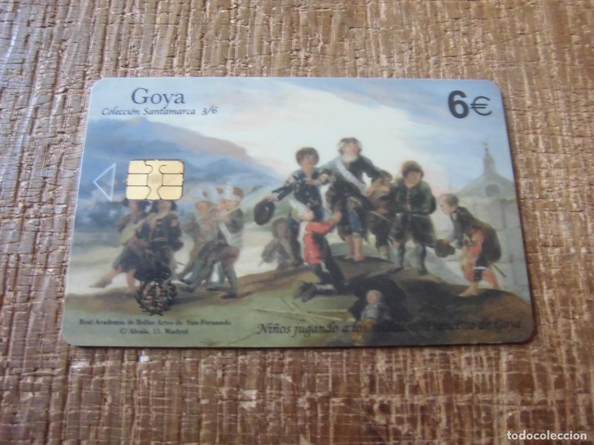 Tarjetas telef&oacute;nicas de colecci&oacute;n: TARJETA TELEF&Oacute;NICA GOYA NI&Ntilde;OS JUGANDO A LOS SOLDADOS 6 EUROS