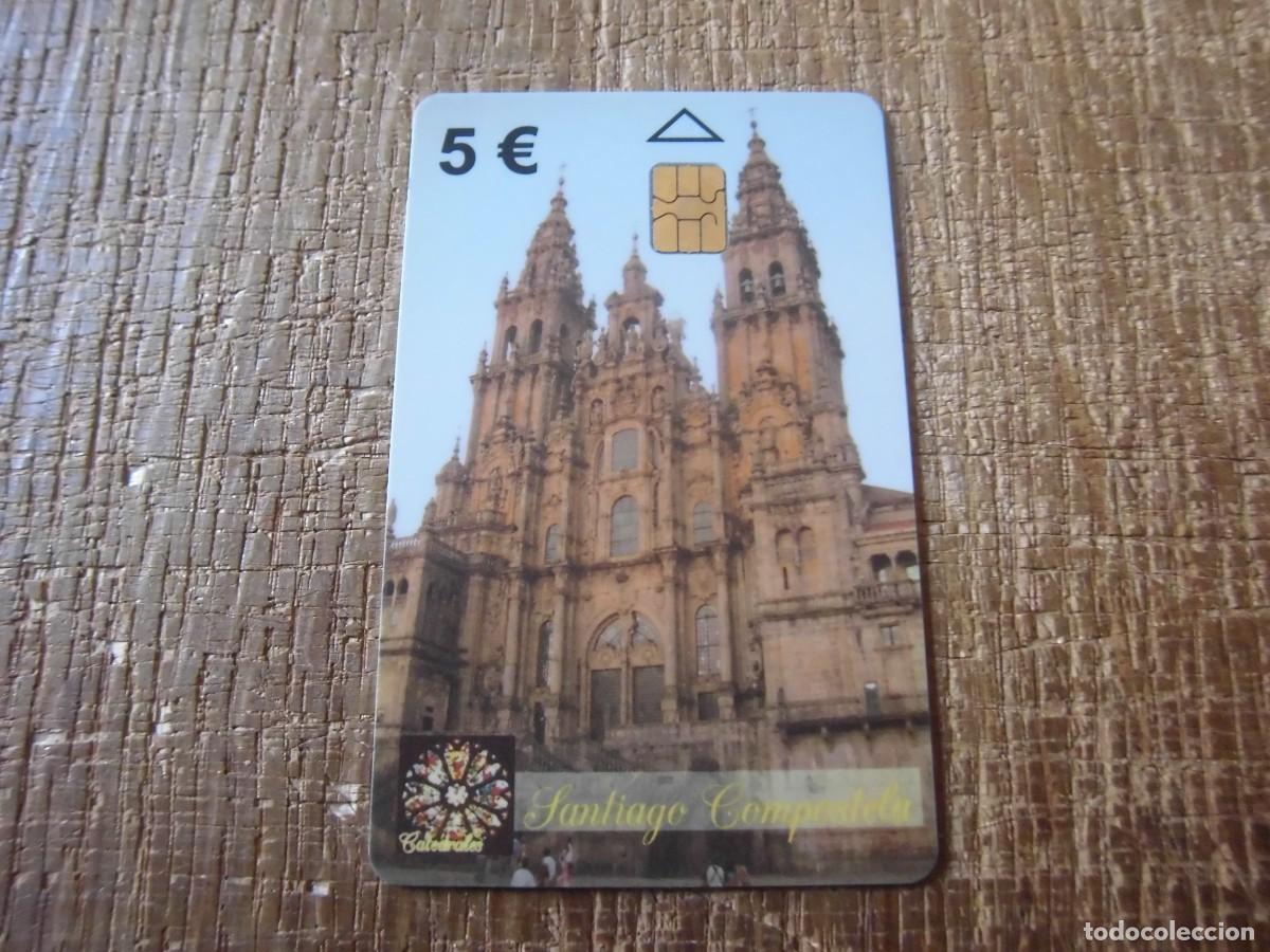Tarjetas telef&oacute;nicas de colecci&oacute;n: TARJETA TELEF&Oacute;NICA CATEDRALES SANTIAGO DE COMPOSTELA 5 EUROS