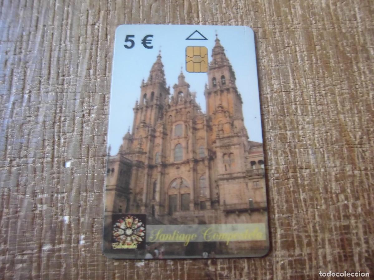 Tarjetas telef&oacute;nicas de colecci&oacute;n: TARJETA TELEF&Oacute;NICA CATEDRALES SANTIAGO DE COMPOSTELA 5 EUROS