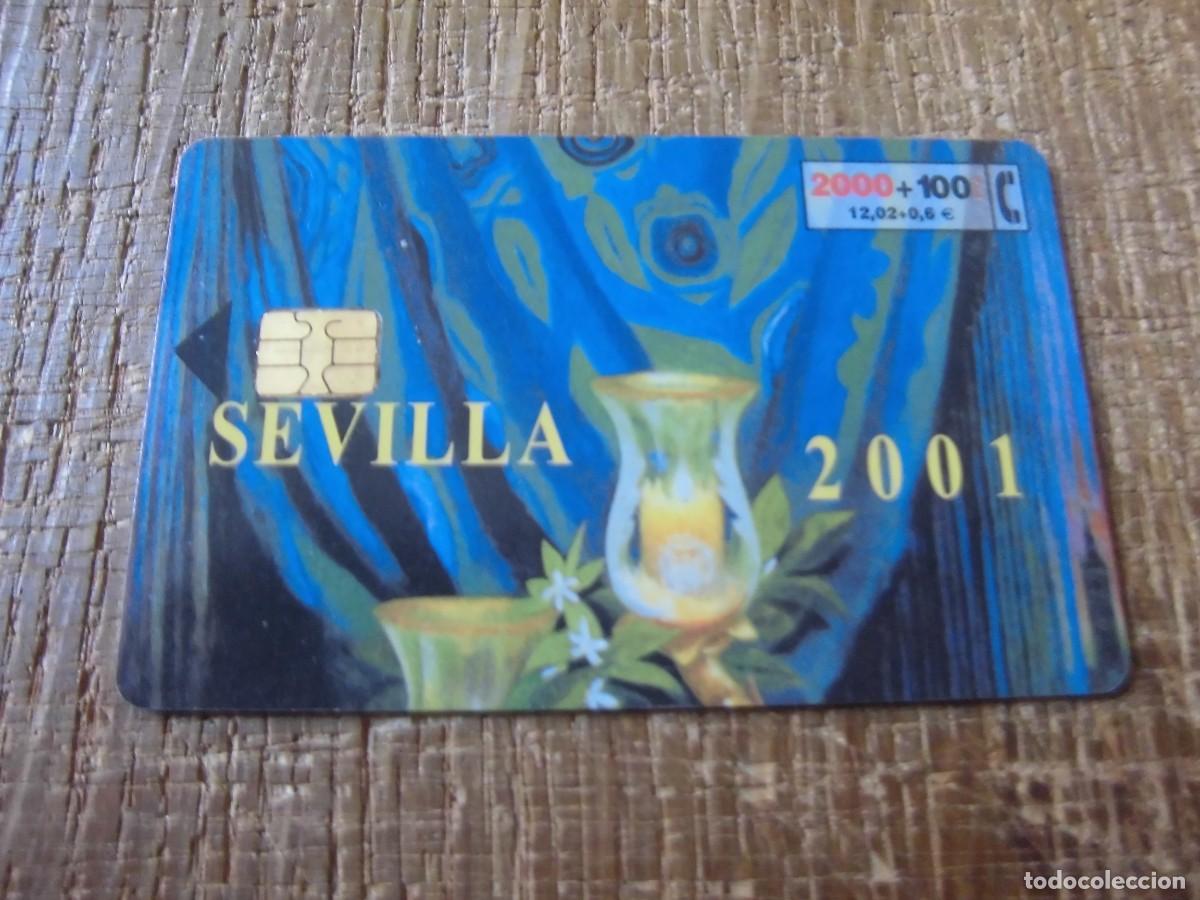 Tarjetas telef&oacute;nicas de colecci&oacute;n: TARJETA TELEF&Oacute;NICA SEVILLA 2001 2000 PESETAS