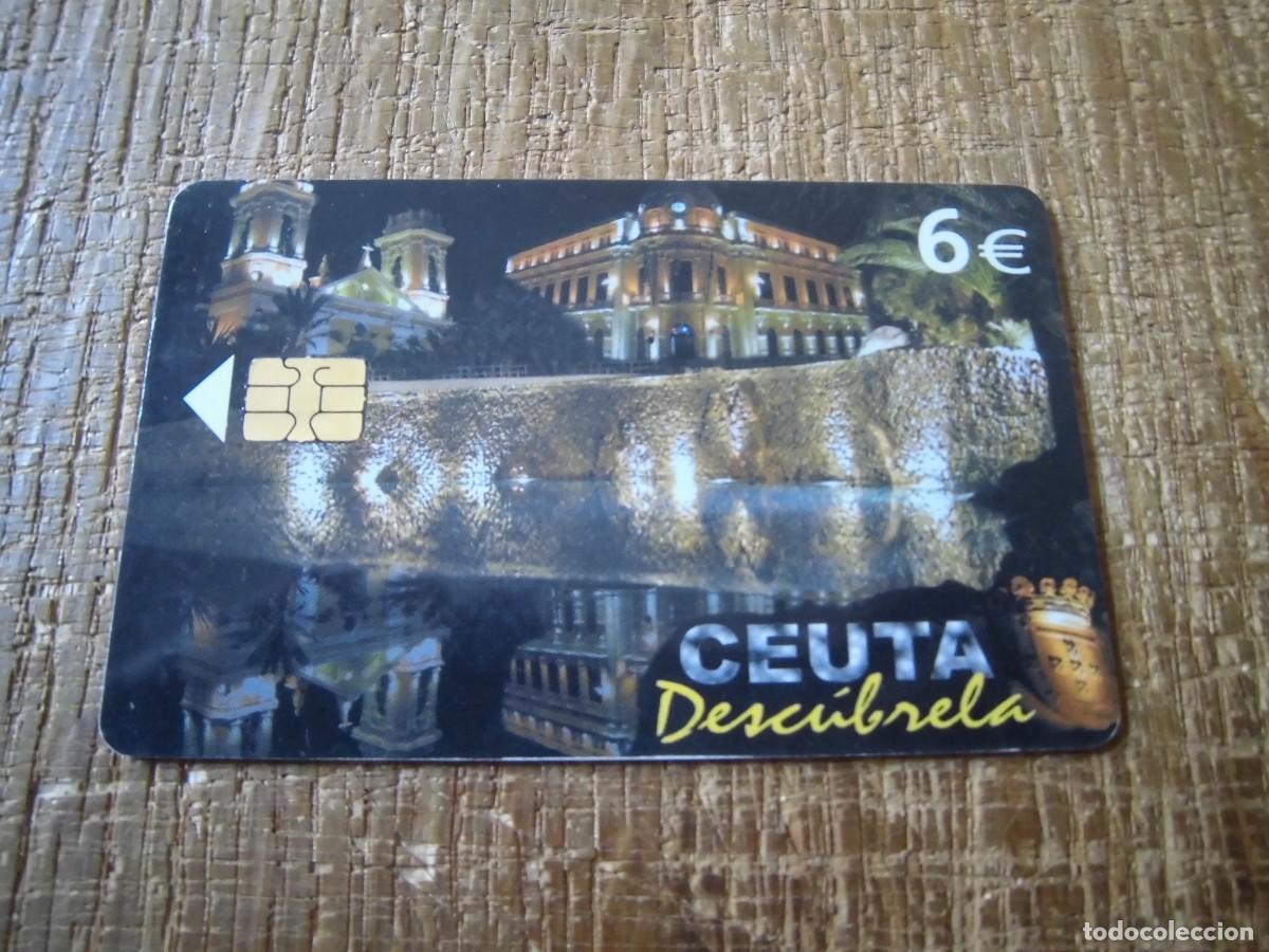 Tarjetas telef&oacute;nicas de colecci&oacute;n: TARJETA TELEF&Oacute;NICA CEUTA DESC&Uacute;BRELA 6 EUROS