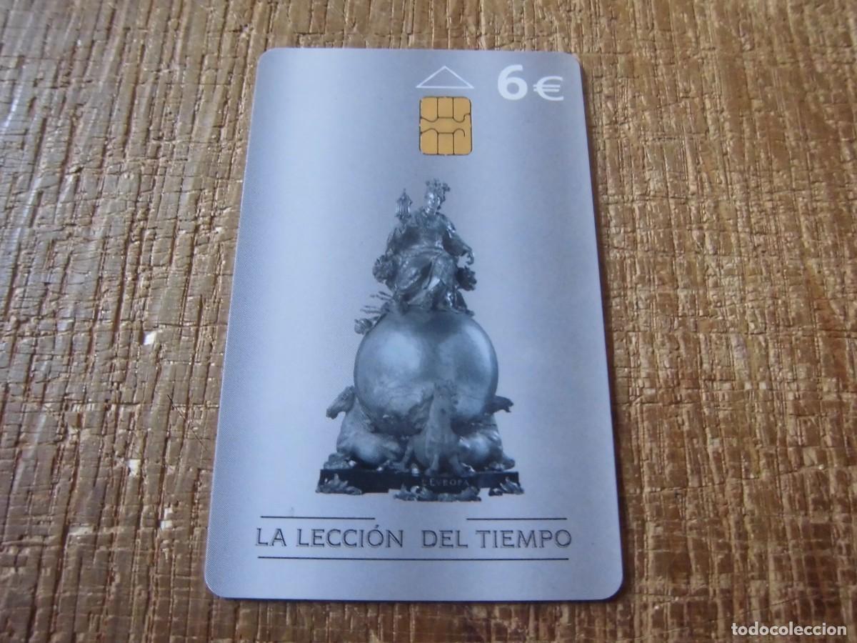Tarjetas telef&oacute;nicas de colecci&oacute;n: TARJETA TELEF&Oacute;NICA LA LECCI&Oacute;N DEL TIEMPO 6 EUROS