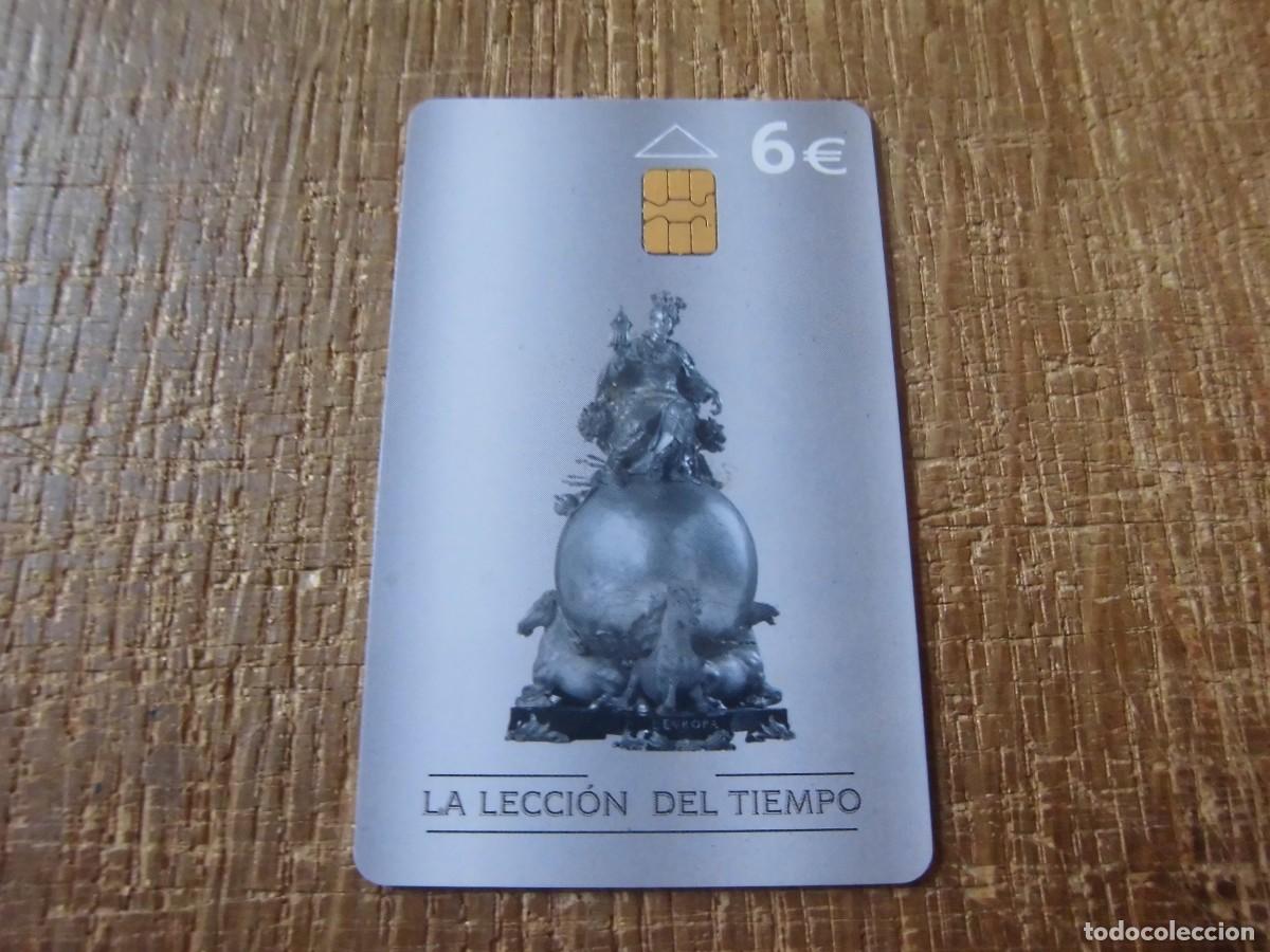 Tarjetas telef&oacute;nicas de colecci&oacute;n: TARJETA TELEF&Oacute;NICA LA LECCI&Oacute;N DEL TIEMPO 6 EUROS