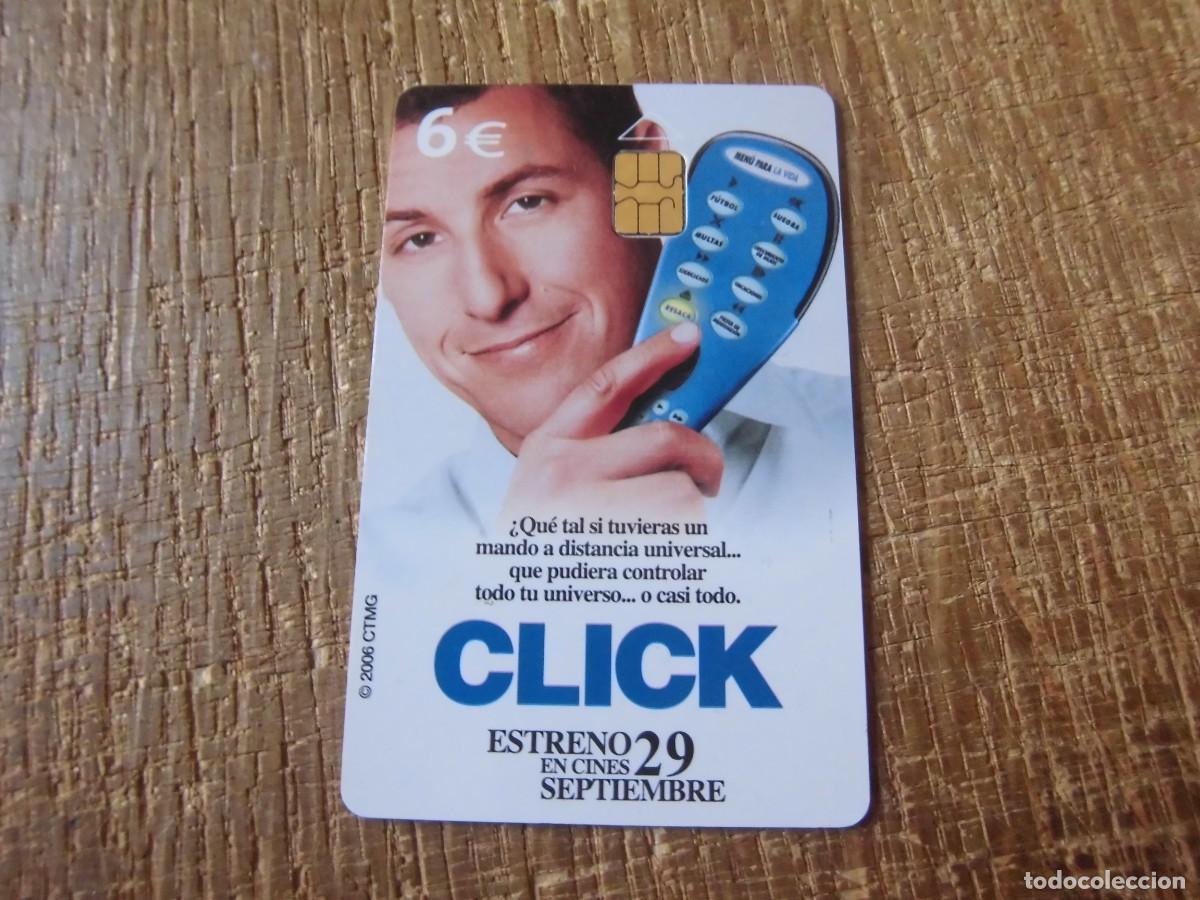 Cart&otilde;es de telefone de cole&ccedil;&atilde;o: TARJETA TELEF&Oacute;NICA CLICK 6 EUROS