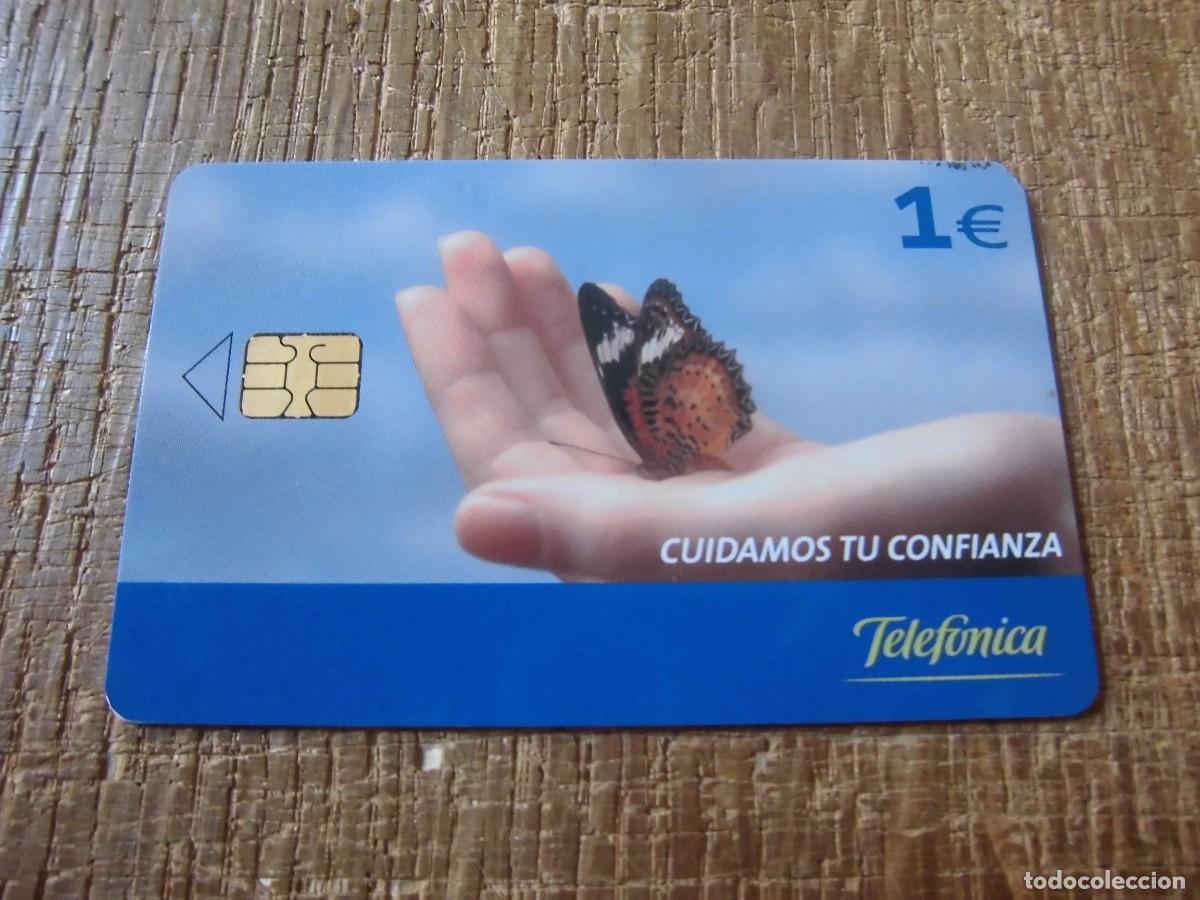 Tarjetas telef&oacute;nicas de colecci&oacute;n: TARJETA TELEF&Oacute;NICA CUIDAMOS TU CONFIANZA 1 EURO