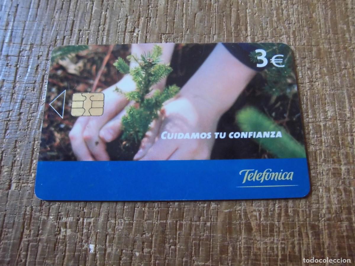 Tarjetas telef&oacute;nicas de colecci&oacute;n: TARJETA TELEF&Oacute;NICA CUIDAMOS TU CONFIANZA 3 EUROS