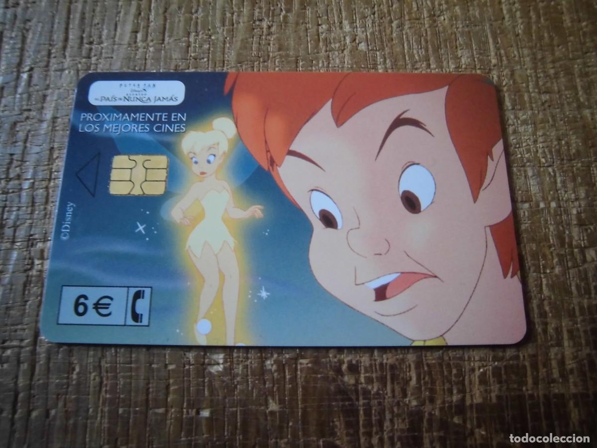Tarjetas telef&oacute;nicas de colecci&oacute;n: TARJETA TELEF&Oacute;NICA PETER PAN REGRESO AL PA&Iacute;S DE NUNCA JAM&Aacute;S 6 EUROS