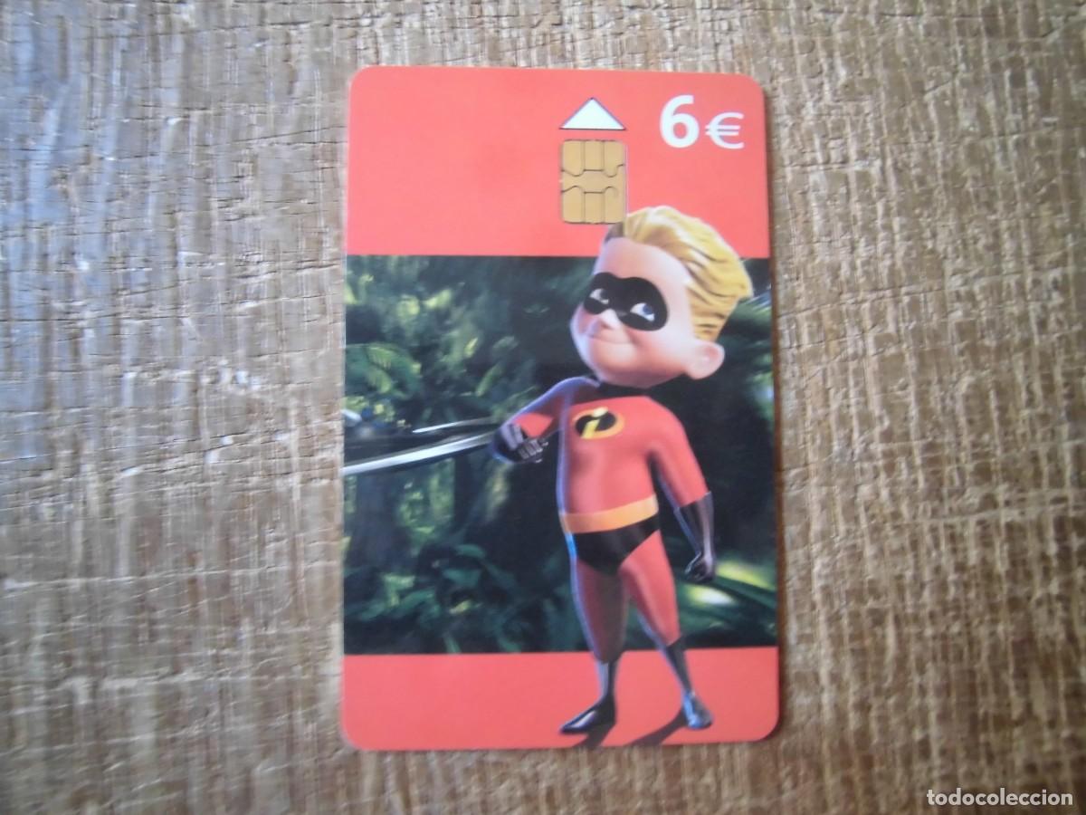 Tarjetas telef&oacute;nicas de colecci&oacute;n: TARJETA TELEF&Oacute;NICA LOS INCRE&Iacute;BLES 6 EUROS