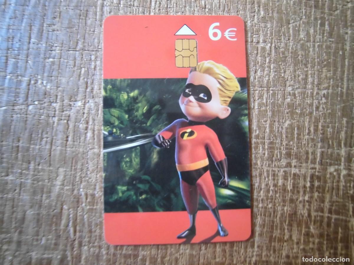Tarjetas telef&oacute;nicas de colecci&oacute;n: TARJETA TELEF&Oacute;NICA LOS INCRE&Iacute;BLES 6 EUROS