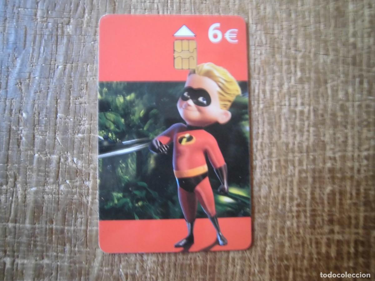 Tarjetas telef&oacute;nicas de colecci&oacute;n: TARJETA TELEF&Oacute;NICA LOS INCRE&Iacute;BLES 6 EUROS