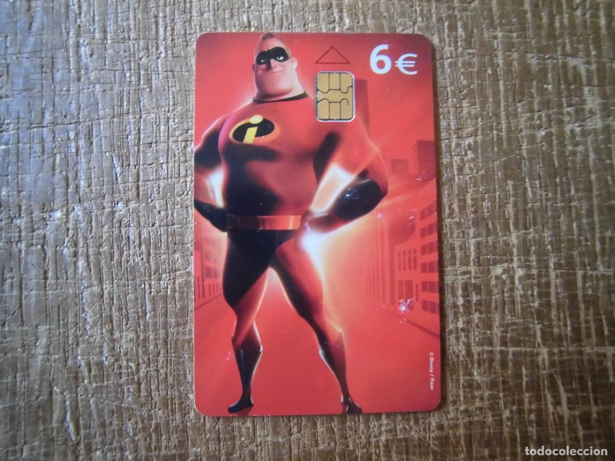 Tarjetas telef&oacute;nicas de colecci&oacute;n: TARJETA TELEF&Oacute;NICA LOS INCRE&Iacute;BLES 6 EUROS