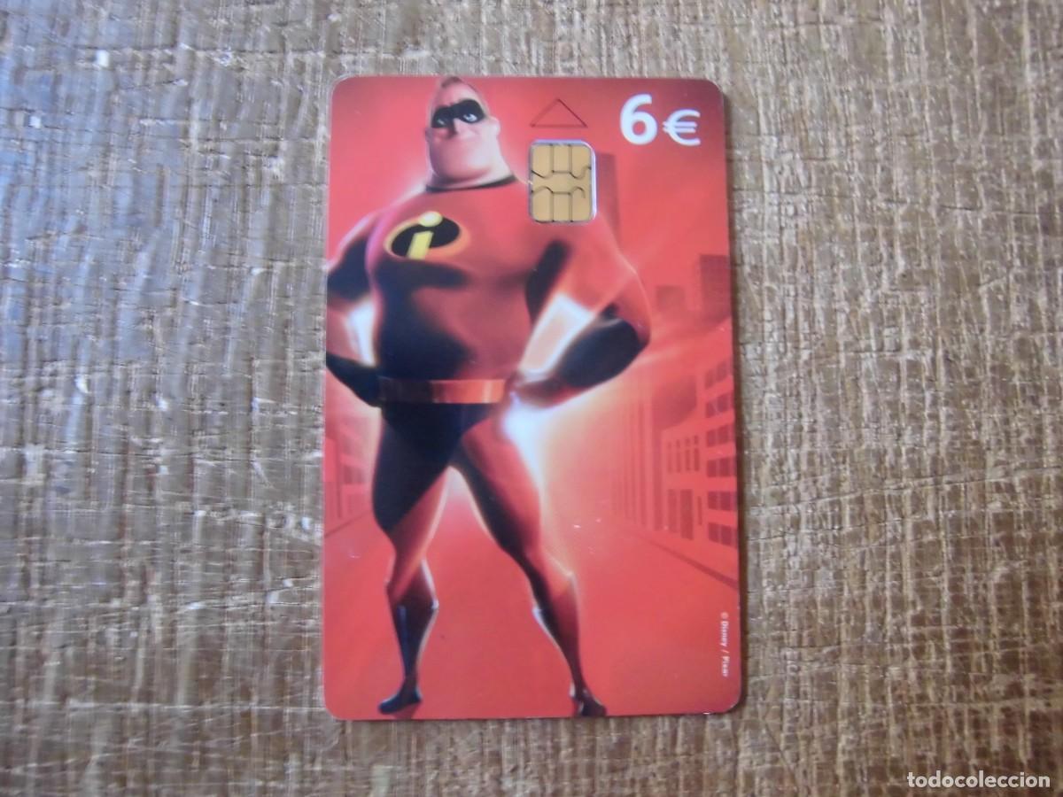 Tarjetas telef&oacute;nicas de colecci&oacute;n: TARJETA TELEF&Oacute;NICA LOS INCRE&Iacute;BLES 6 EUROS
