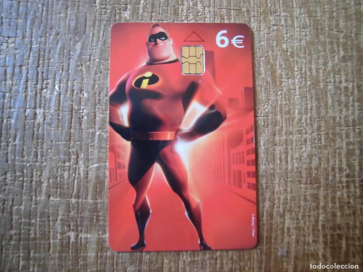 Tarjetas telef&oacute;nicas de colecci&oacute;n: TARJETA TELEF&Oacute;NICA LOS INCRE&Iacute;BLES 6 EUROS
