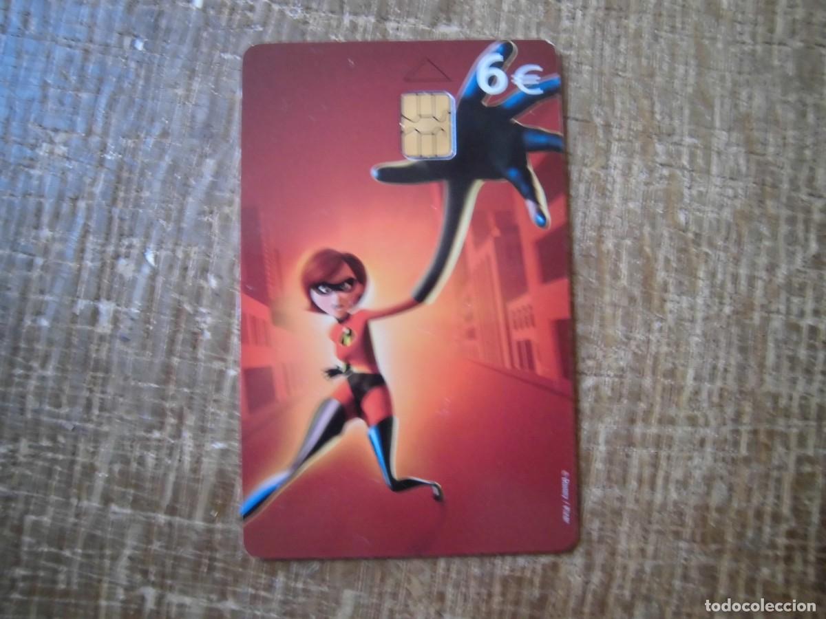 Tarjetas telef&oacute;nicas de colecci&oacute;n: TARJETA TELEF&Oacute;NICA LOS INCRE&Iacute;BLES 6 EUROS
