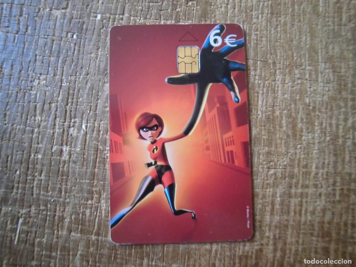 Tarjetas telef&oacute;nicas de colecci&oacute;n: TARJETA TELEF&Oacute;NICA LOS INCRE&Iacute;BLES 6 EUROS