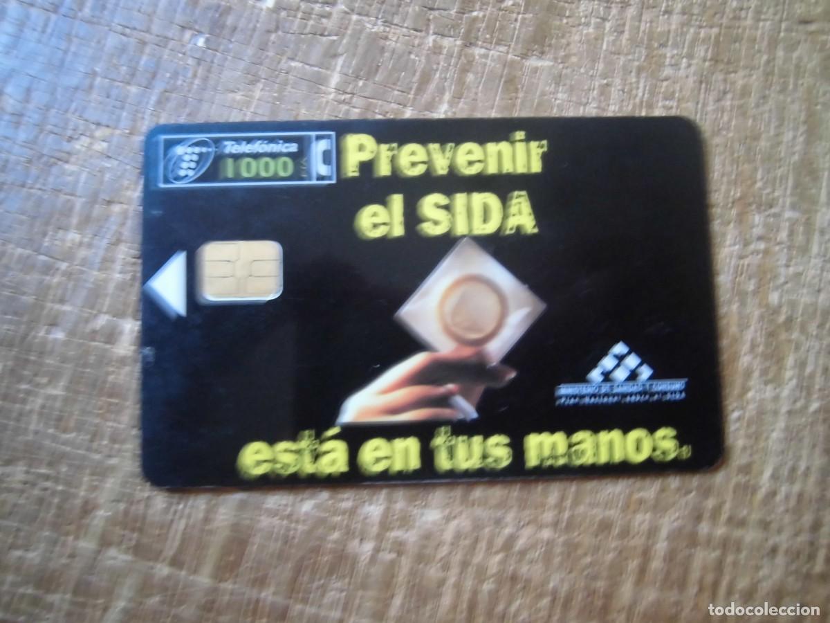 Tarjetas telef&oacute;nicas de colecci&oacute;n: TARJETA TELEF&Oacute;NICA PREVENIR EL SIDA EST&Aacute; EN TUS MANOS 1000 PESETAS