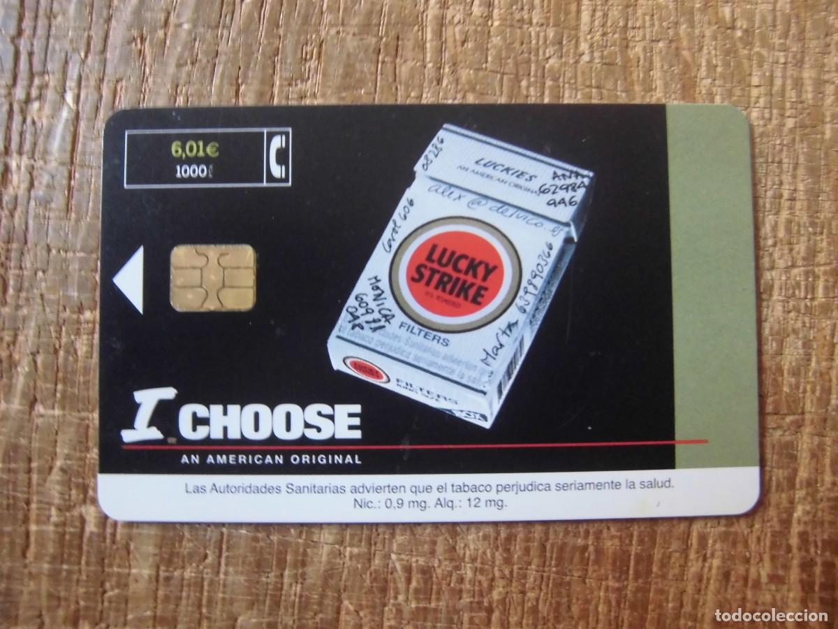 Tarjetas telef&oacute;nicas de colecci&oacute;n: TARJETA TELEF&Oacute;NICA LUCKY STRIKE 6 EUROS