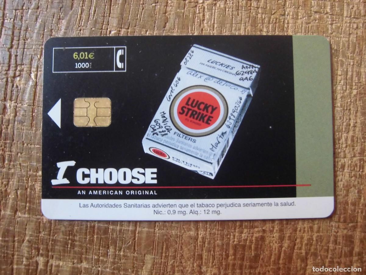 Tarjetas telef&oacute;nicas de colecci&oacute;n: TARJETA TELEF&Oacute;NICA LUCKY STRIKE 6 EUROS