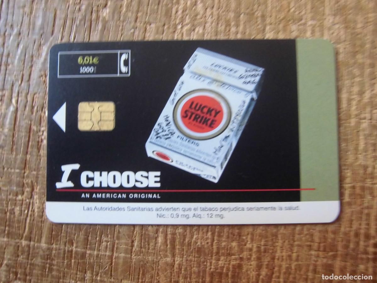 Tarjetas telef&oacute;nicas de colecci&oacute;n: TARJETA TELEF&Oacute;NICA LUCKY STRIKE 6 EUROS