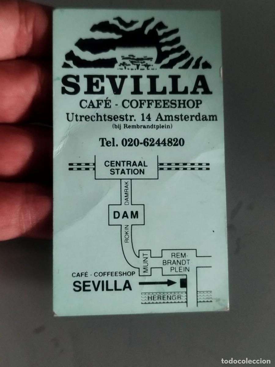 Tarjetas telef&oacute;nicas de colecci&oacute;n: Tarjeta del Coffeeshop Sevilla, de Amsterdam.