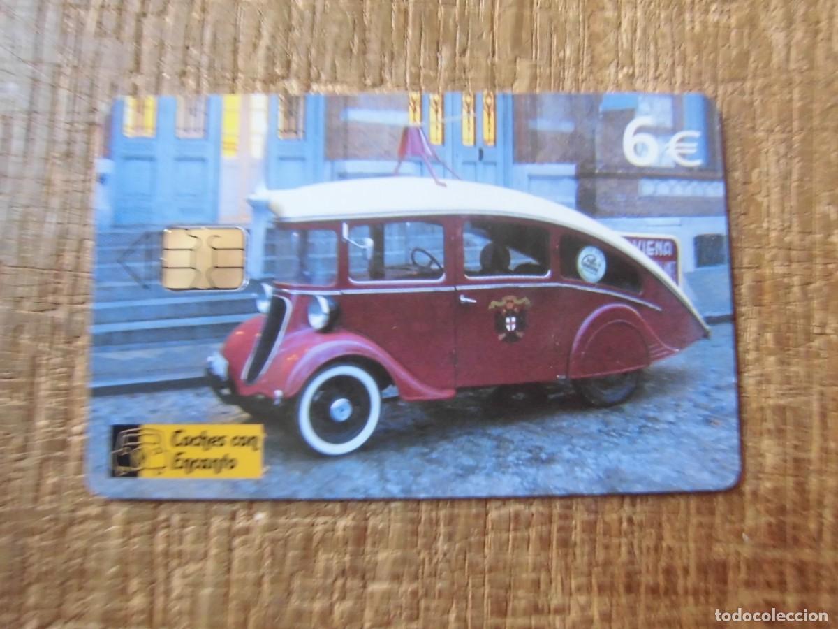 Tarjetas telef&oacute;nicas de colecci&oacute;n: TARJETA TELEF&Oacute;NICA COCHES CON ENCANTO SINGER 9 CV. 6 EUROS