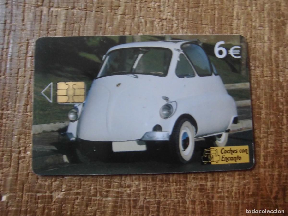 Tarjetas telef&oacute;nicas de colecci&oacute;n: TARJETA TELEF&Oacute;NICA COCHES CON ENCANTO BMW ISETTA 6 EUROS