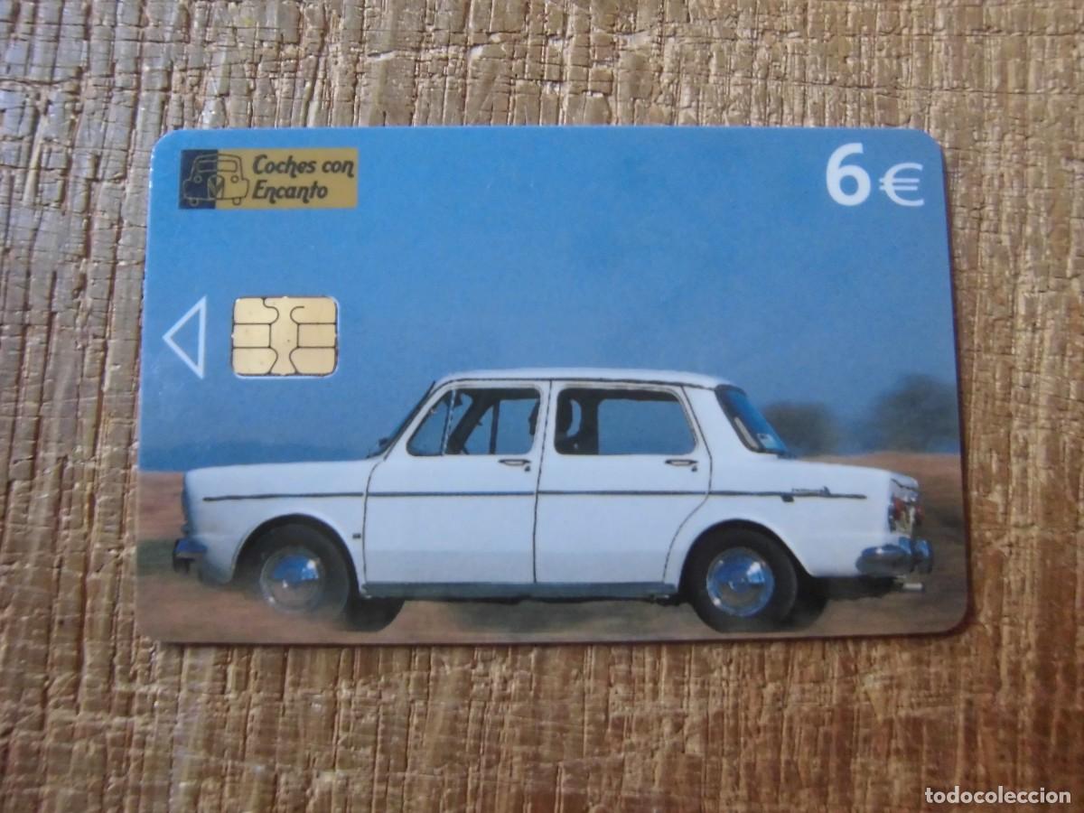 Tarjetas telef&oacute;nicas de colecci&oacute;n: TARJETA TELEF&Oacute;NICA COCHES CON ENCANTO SIMCA 1000 6 EUROS