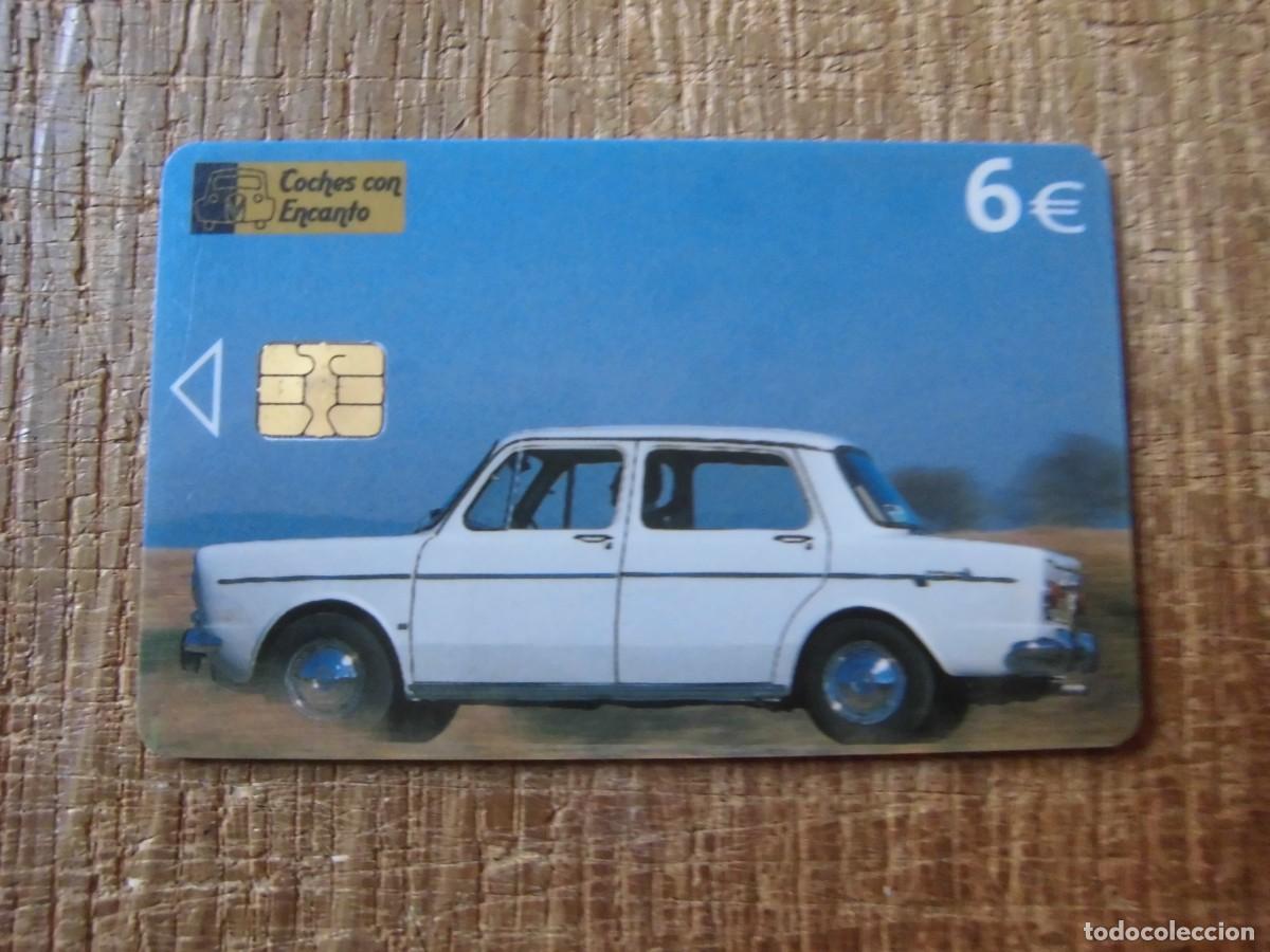 Tarjetas telef&oacute;nicas de colecci&oacute;n: TARJETA TELEF&Oacute;NICA COCHES CON ENCANTO SIMCA 1000 6 EUROS