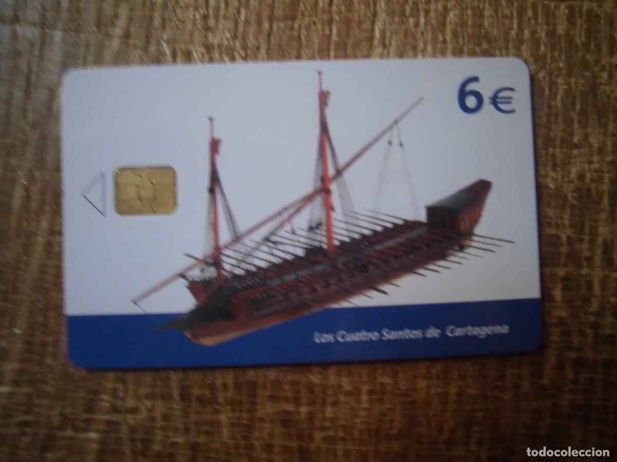 Tarjetas telef&oacute;nicas de colecci&oacute;n: TARJETA TELEF&Oacute;NICA LOS CUATRO SANTOS DE CARTAGENA 6 EUROS