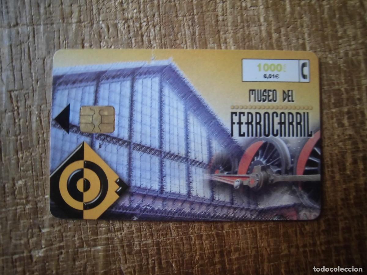Tarjetas telef&oacute;nicas de colecci&oacute;n: TARJETA TELEF&Oacute;NICA MUSEO DEL FERROCARRIL 1000 PESETAS