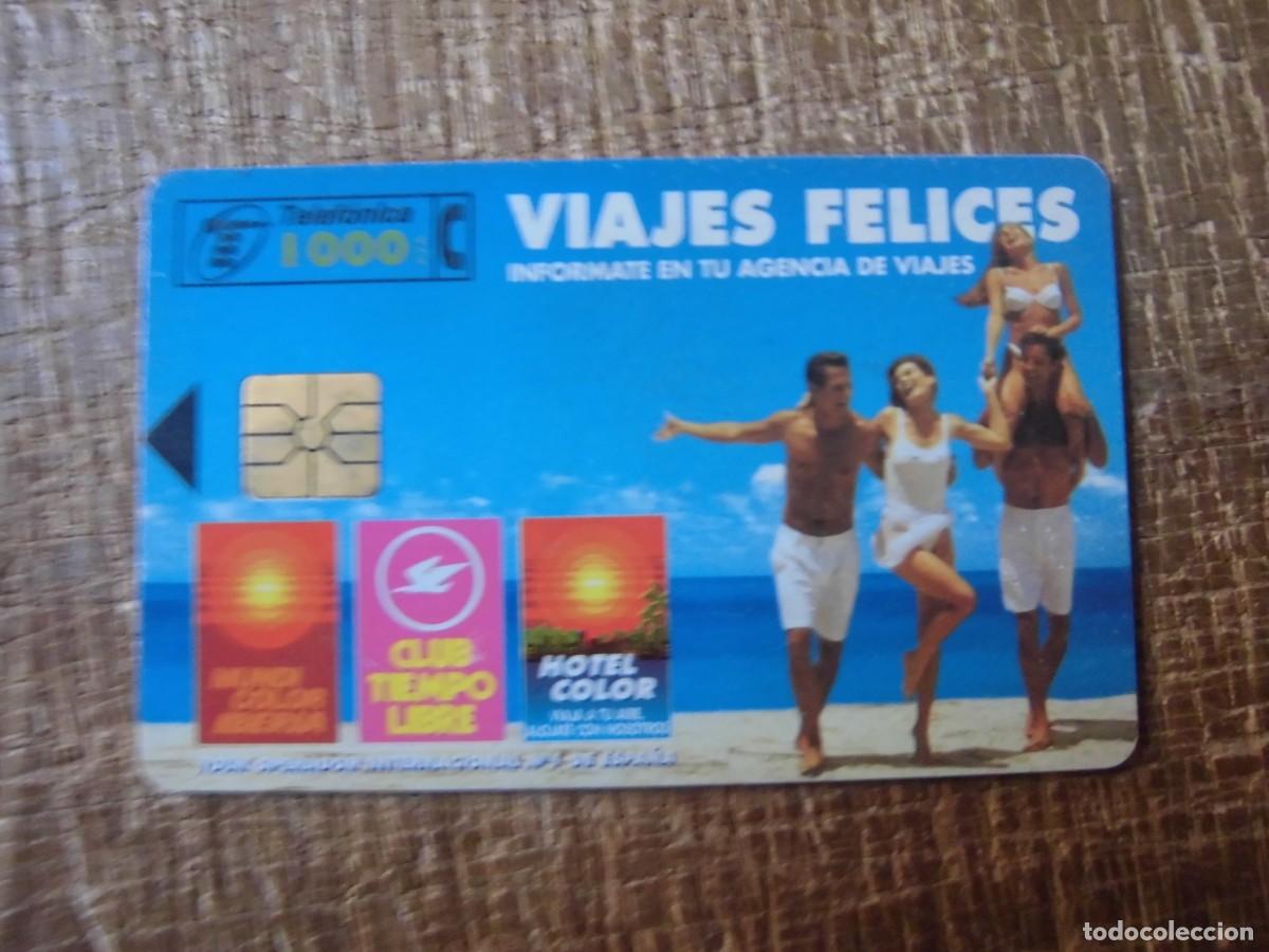 Tarjetas telef&oacute;nicas de colecci&oacute;n: TARJETA TELEF&Oacute;NICA VIAJES FELICES 1000 PESETAS