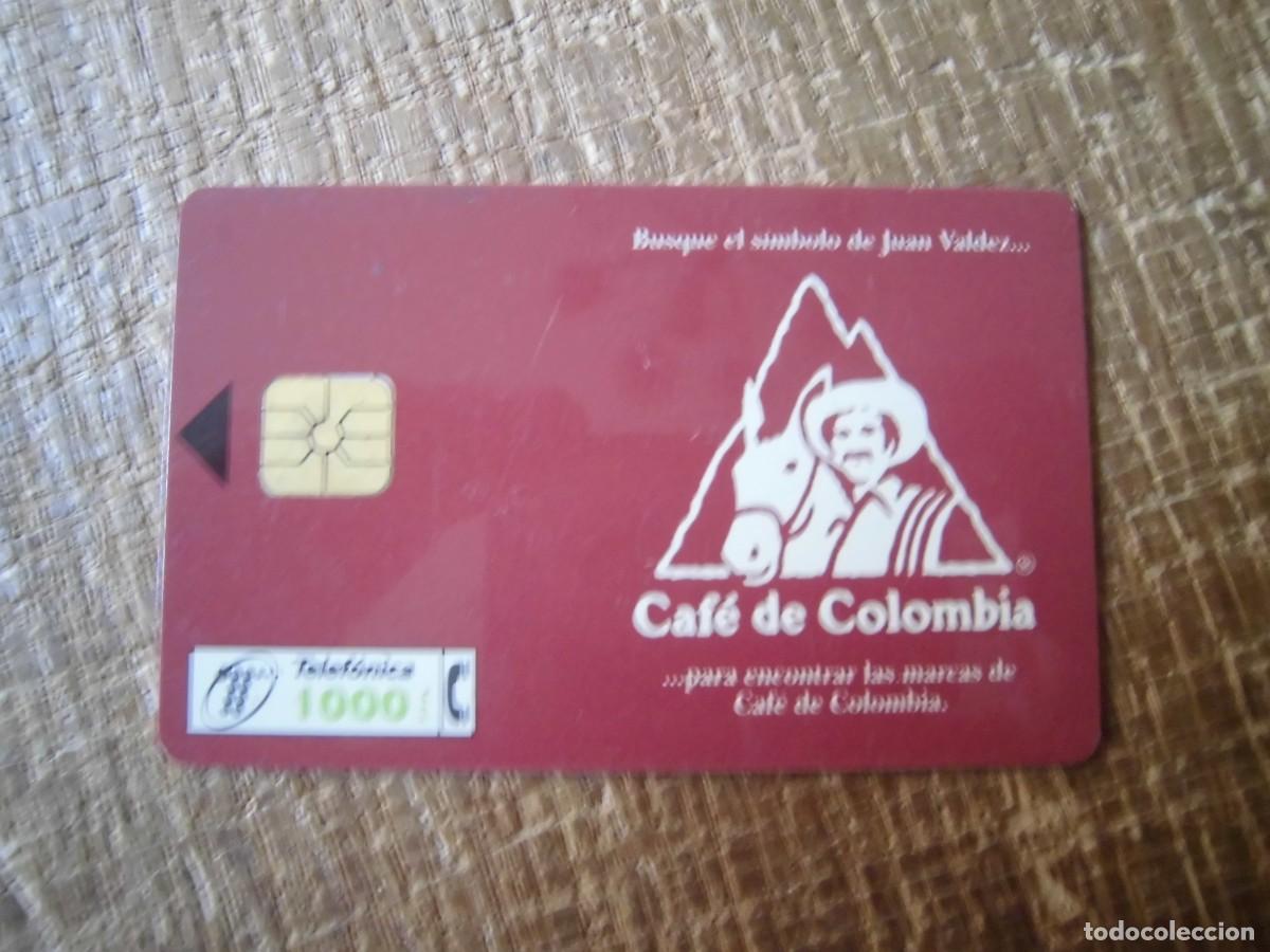 Tarjetas telef&oacute;nicas de colecci&oacute;n: TARJETA TELEF&Oacute;NICA CAF&Eacute; DE COLOMBIA 1000 PESETAS