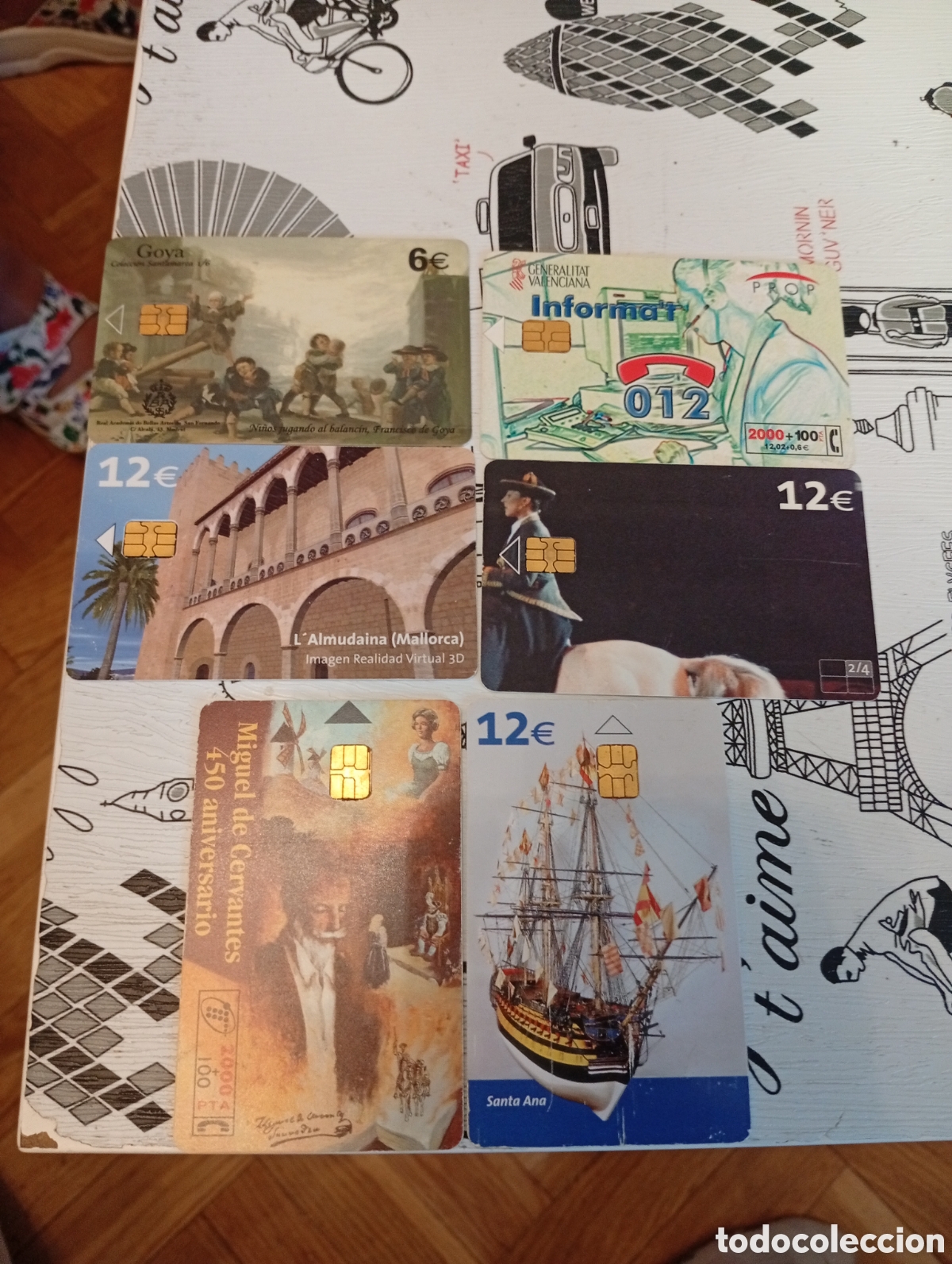 Tarjetas telef&oacute;nicas de colecci&oacute;n: 6 tarjetas telefonica varias