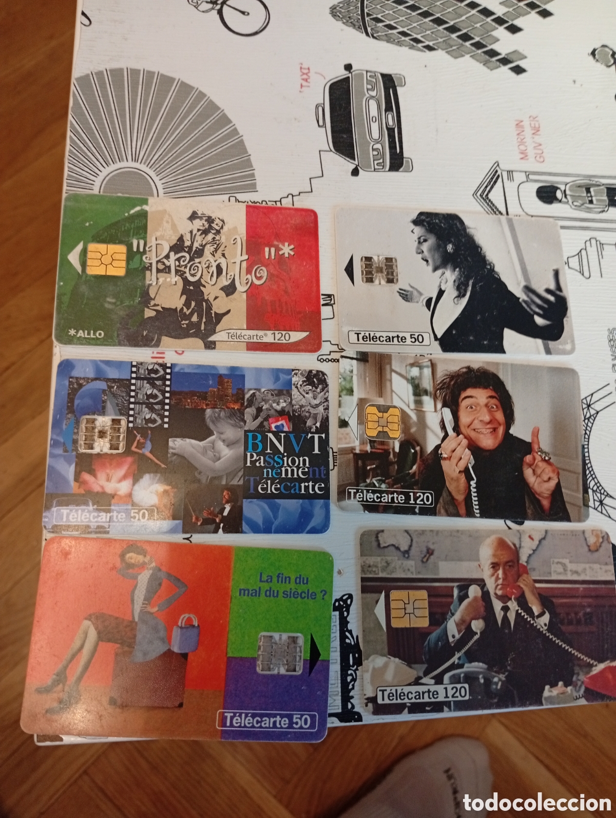 Tarjetas telef&oacute;nicas de colecci&oacute;n: 6 tarjetas telefonica extranjeras varias telecarte france telecom