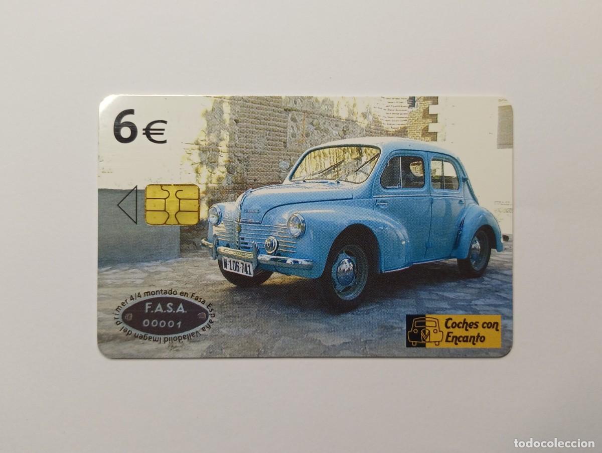 Tarjetas telef&oacute;nicas de colecci&oacute;n: Tarjeta Telef&oacute;nica 2003, serie Coches con encanto - Renault 4/4