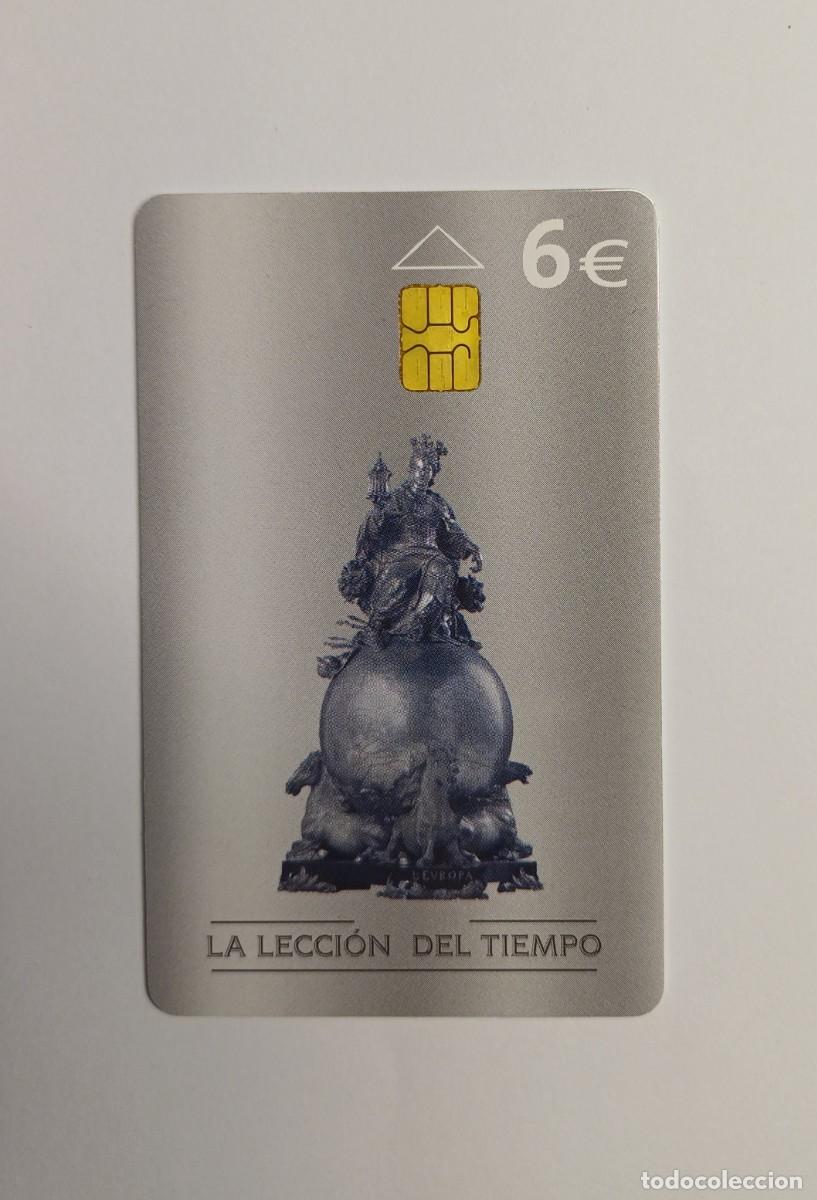 Tarjetas telef&oacute;nicas de colecci&oacute;n: Tarjeta Telef&oacute;nica 2003, la lecci&oacute;n del tiempo