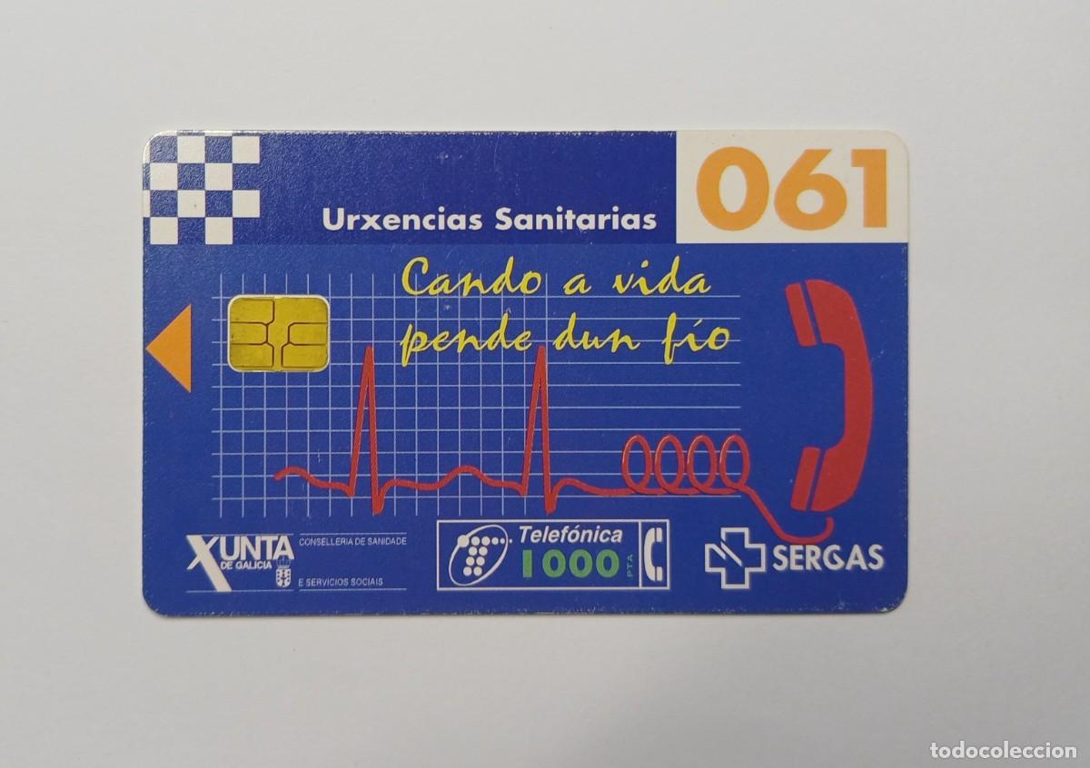 Tarjetas telef&oacute;nicas de colecci&oacute;n: Tarjeta Telef&oacute;nica 1998 - 061 Urxencias Sanitarias