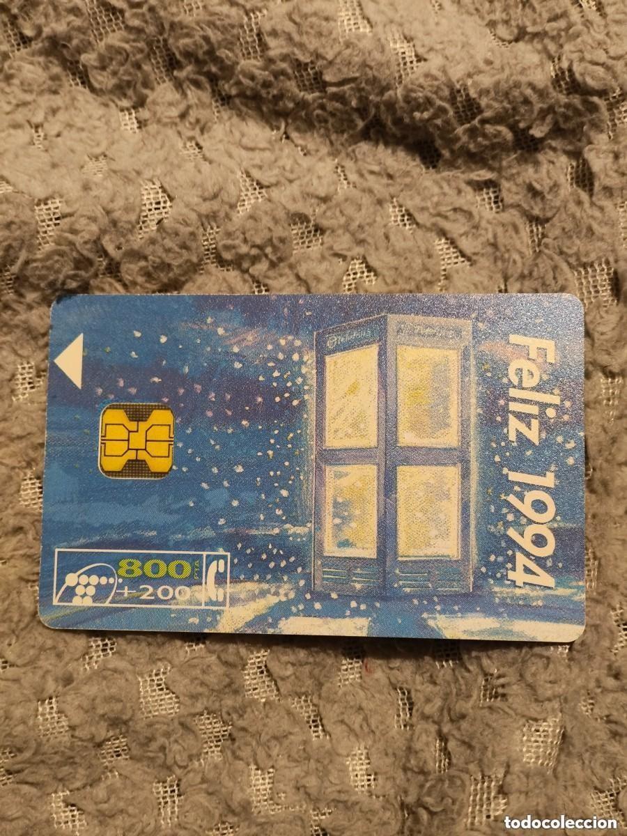Cartes T&eacute;l&eacute;phoniques de collection: Tarjeta Telef&oacute;nica FELIZ 1994 ESTAS FIESTAS, M&Aacute;S CERCA