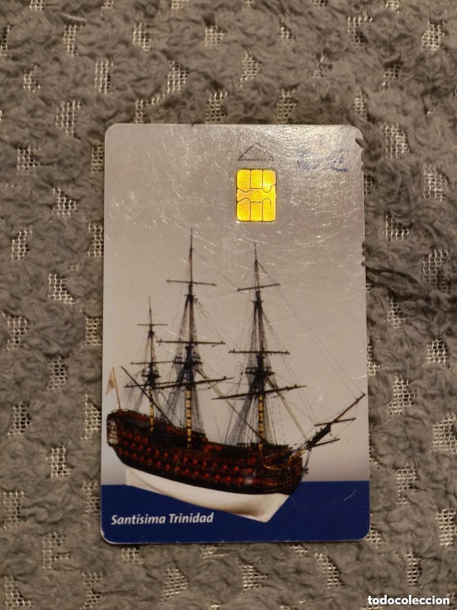 Cart&otilde;es de telefone de cole&ccedil;&atilde;o: TARJETA TELEFONICA BARCO SANT&Iacute;SIMA TRINIDAD