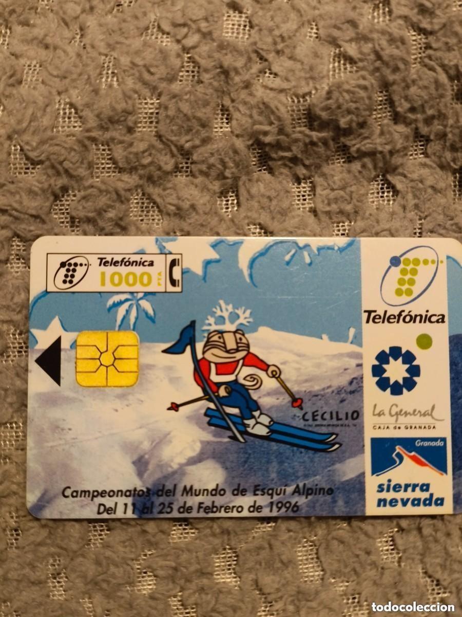 Sammlung von Telefonkarten: TARJETA TELEF&Oacute;NICA- Campeonato Mundo Ski Alpino - A&ntilde;o-96 -