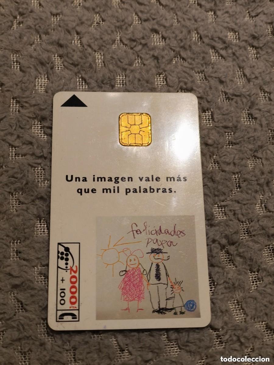 Carte telefoniche di collezione: TARJETA TELEFONICA 2000 + 100 PTA UNA IMAGEN VALE MAS QUE MIL PALABRAS