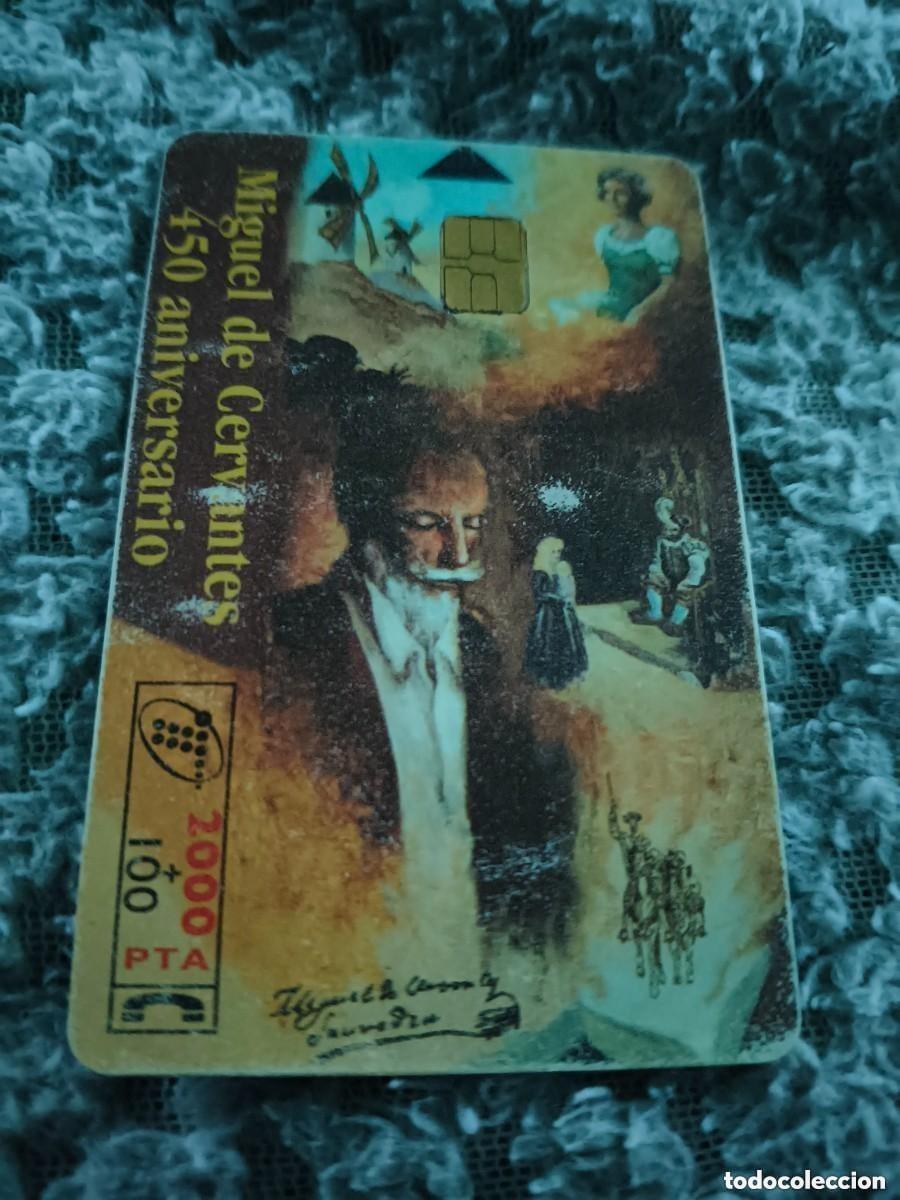 Tarjetas telef&oacute;nicas de colecci&oacute;n: tarjeta telef&oacute;nica - miguel de cervantes