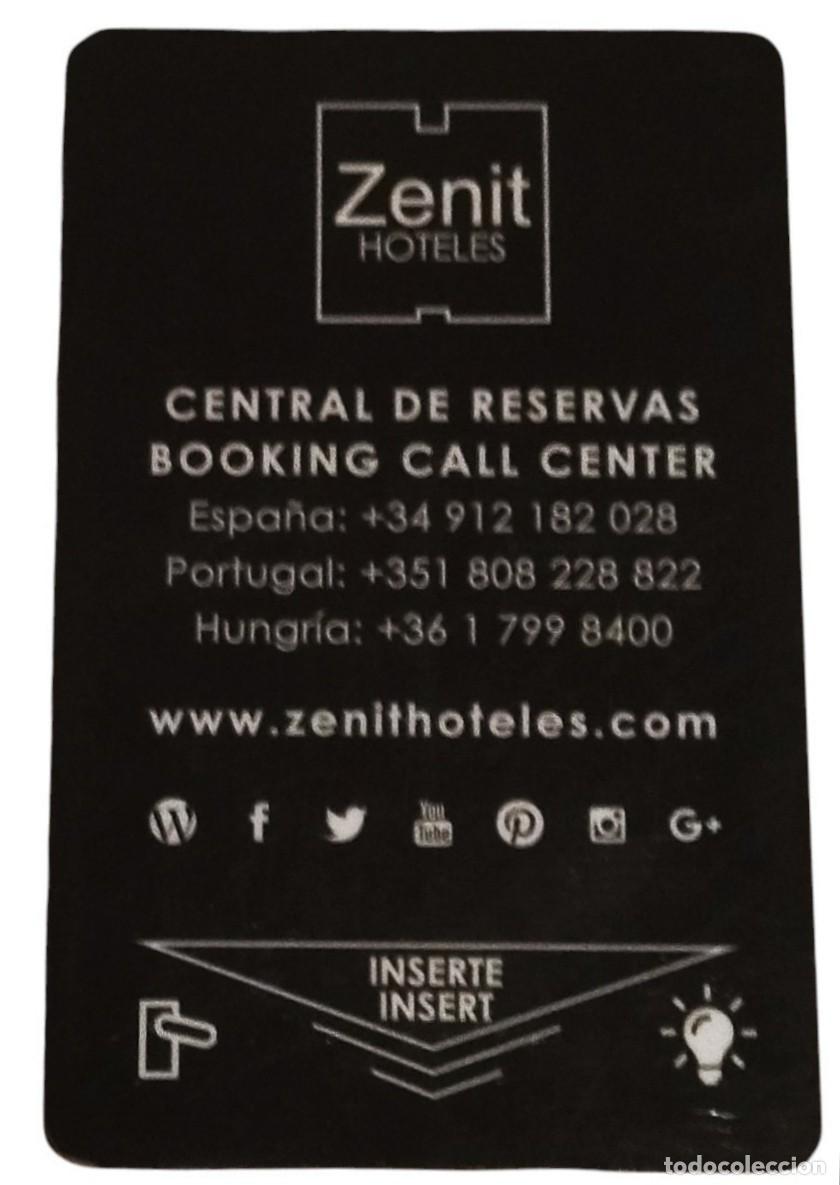 Tarjetas telef&oacute;nicas de colecci&oacute;n: TARJETA LLAVE DE HOTEL ZENIT HOTELES.