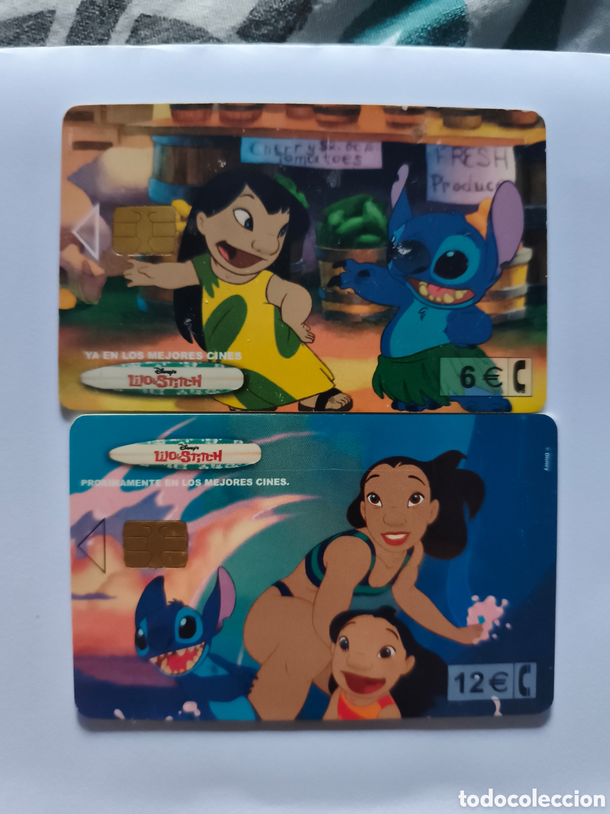 Tarjetas telef&oacute;nicas de colecci&oacute;n: TARJETAS TELEFONICAS LILO Y STICH