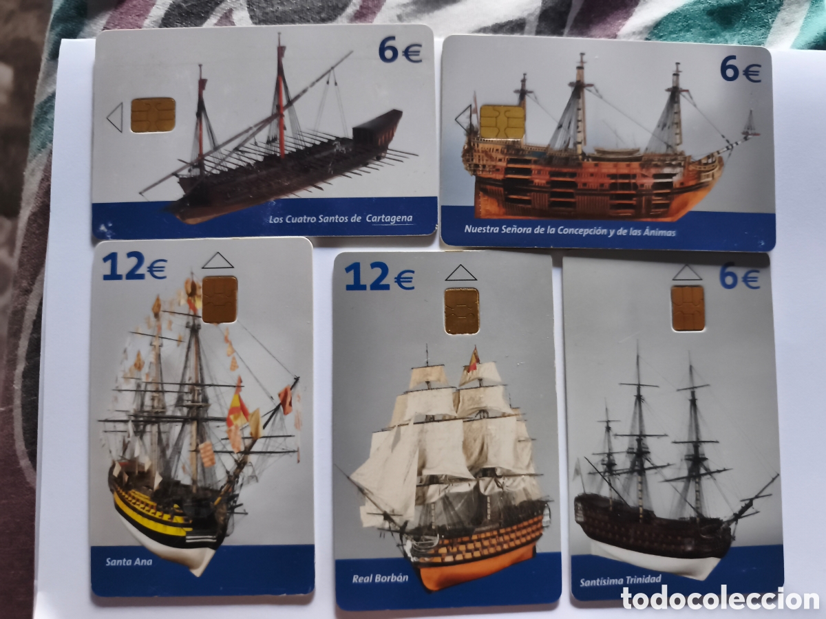 Tarjetas telef&oacute;nicas de colecci&oacute;n: TARJETAS TELEFONICAS BARCOS MUSEO NAVAL