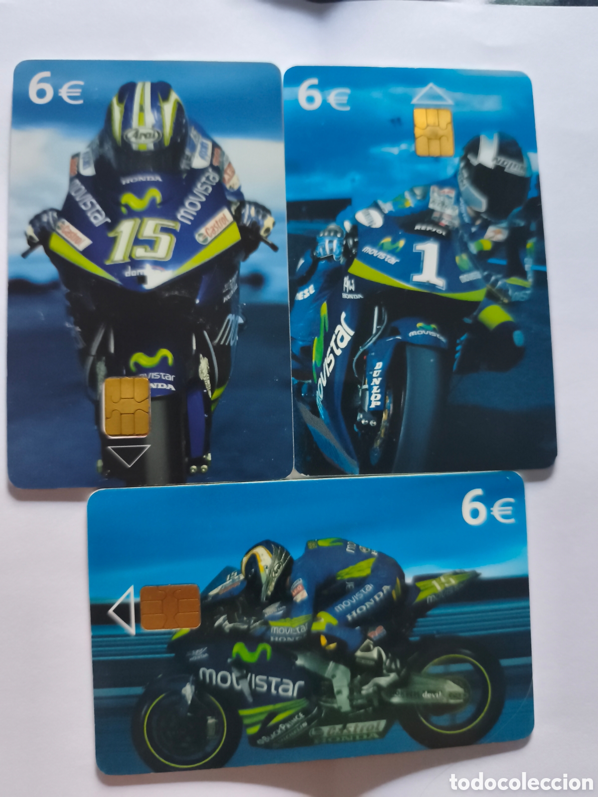 Tarjetas telef&oacute;nicas de colecci&oacute;n: TARJETAS TELEFONICAS MOTOS MOVISTAR