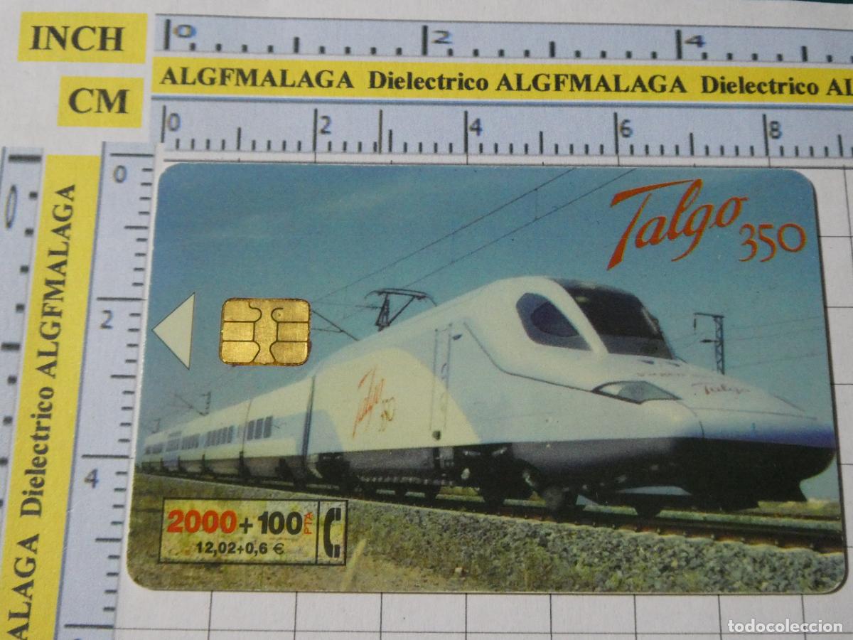 Tarjetas telef&oacute;nicas de colecci&oacute;n: TARJETA TELEF&Oacute;NICA ESPA&Ntilde;A CABITEL. 12/2000 TIRADA 250000 TREN RENFE TALGO 47