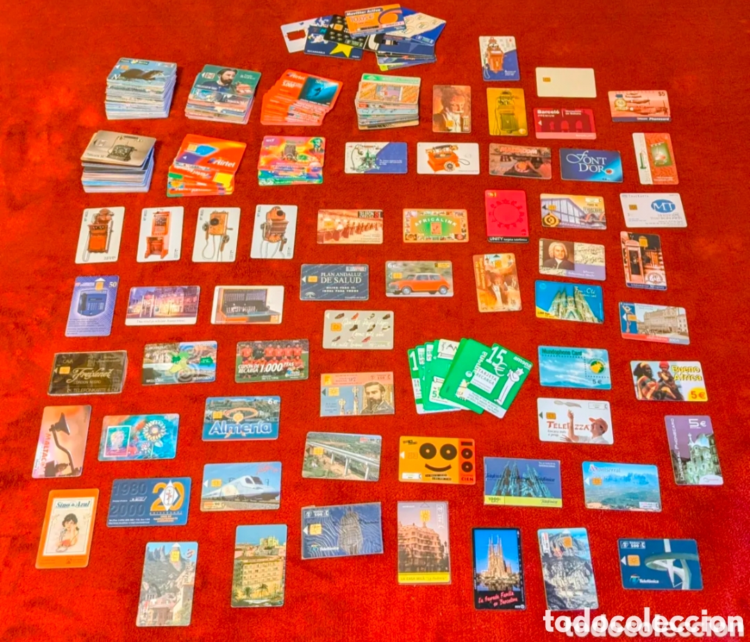 Tarjetas telef&oacute;nicas de colecci&oacute;n: Targetas telef&oacute;nicas, Tel&eacute;fonos, Inventores, La sirenita, Airtel, Barcelona, Montserrat, Amena, Var.