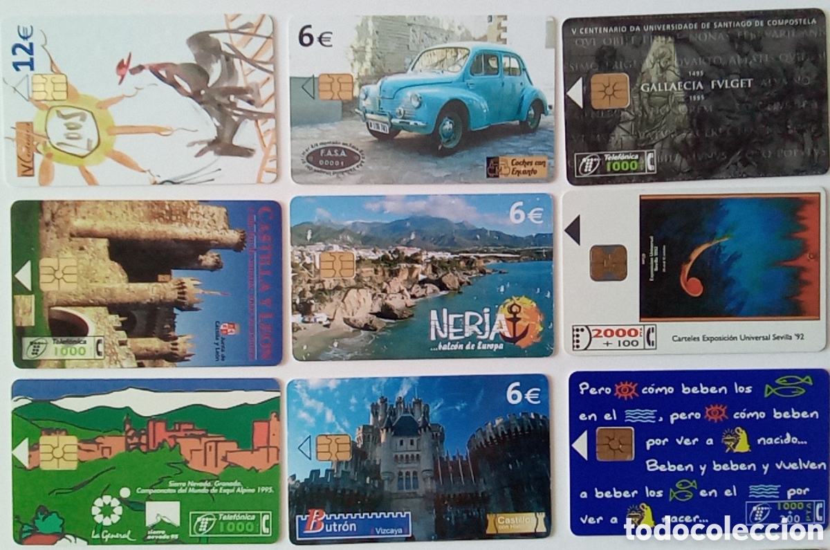 Tarjetas telef&oacute;nicas de colecci&oacute;n: Tarjetas telef&oacute;nicas Espa&ntilde;a